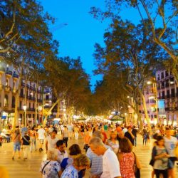 Ramblas rambla estatuas vivientes calle performance statue barcelonie raval spain ulica