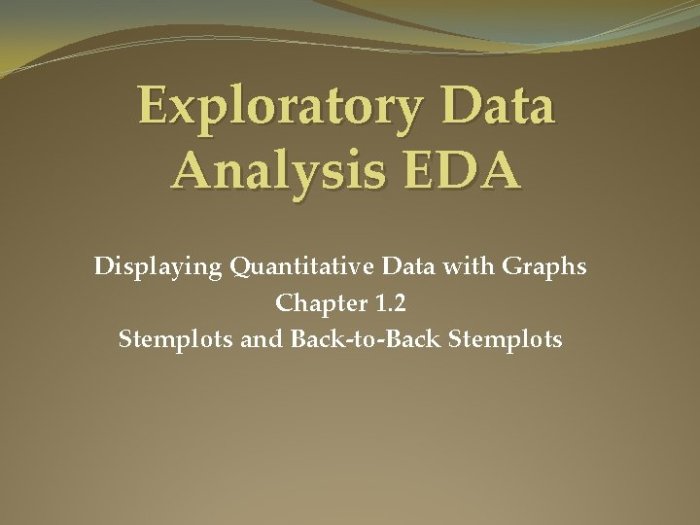 Lesson 1.4 displaying quantitative data stemplots